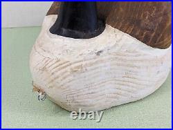 Wooden Hand Carved Canadian Goose Decoy Hand Painted D. Timmerman Minnesota 19