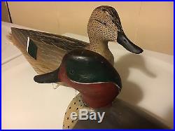 Wooden duck decoys