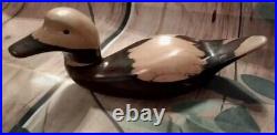 Zericote Solid Wood Duck Decoy Belize Glass Eyes