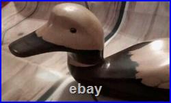 Zericote Solid Wood Duck Decoy Belize Glass Eyes